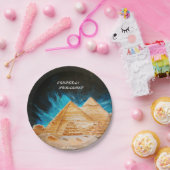 エジプトピラミッドスタイル紙プレート ペーパープレート (パーティー)