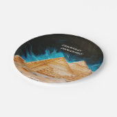 エジプトピラミッドスタイル紙プレート ペーパープレート (アングル)