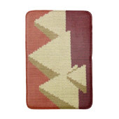 エジプトピラミッドタンラストアーティザンクロシェプリント バスマット (正面縦)