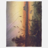 エジプトピラミッド フリースブランケット (正面)