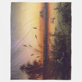 エジプトピラミッド フリースブランケット