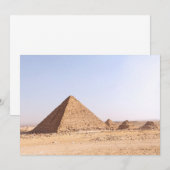 エジプトピラミッド 招待状 (正面/裏面)