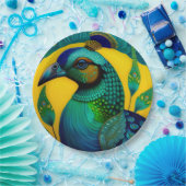 エジプトピーコック紙プレート ペーパープレート (パーティー)