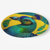 エジプトピーコック紙プレート ペーパープレート (アングル)