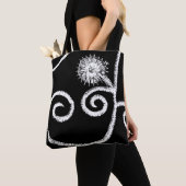 エジプトフローラデザイン トートバッグ (クローズアップ)