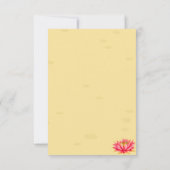 エジプトベビーシャワー招待状エジプトプリンセス 招待状 (裏面)