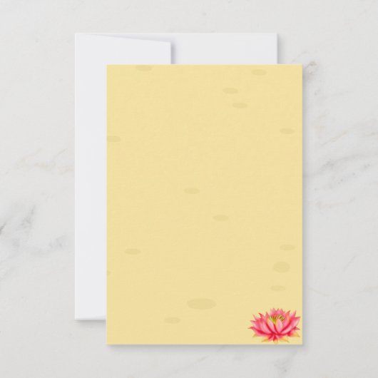 エジプトベビーシャワー招待状エジプトプリンセス 招待状 (裏面)