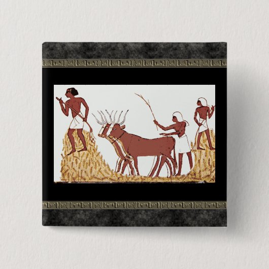 エジプトボタン 缶バッジ (正面)