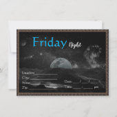 エジプトムーンイベント招待状フラットカード (裏面)