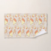 エジプトモダンサンシャインモチーフ柄バスタオルセット バスタオルセット (ハンドタオル)