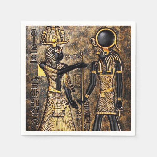 エジプトラザサンキング紙ナプキンス スタンダードカクテルナプキン (正面)