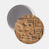 エジプトレリーフ、 浮き彫りアートギフトアイテム マグネット (正面/裏面)