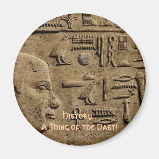 エジプトレリーフ、 浮き彫りアートギフトアイテム マグネット (正面)