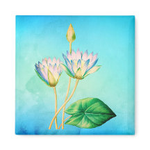 エジプトロータスヴィンテージ植物学イラストレーション