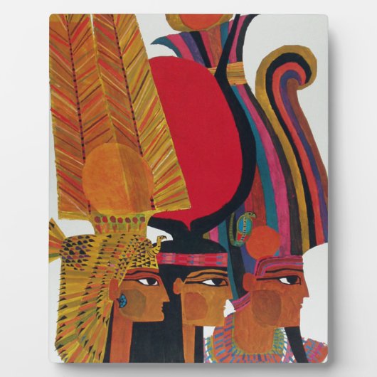 エジプトヴィンテージ航空旅行古代文化観光 フォトプラーク (正面)