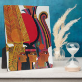 エジプトヴィンテージ航空旅行古代文化観光 フォトプラーク (側面)