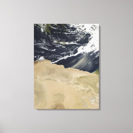 エジプト上空の塵嵐 キャンバスプリント (正面)