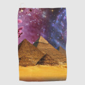 エジプト上空の宇宙嵐 ゴルフタオル (正面)