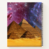 エジプト上空の宇宙嵐 ノートブック (裏面)