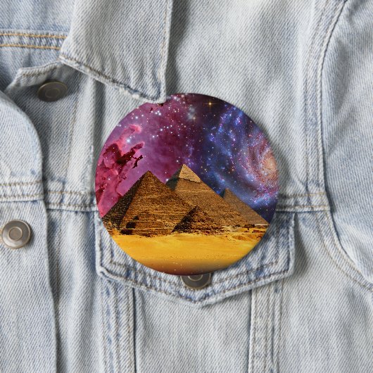エジプト上空の宇宙嵐 缶バッジ (インサイチュ)