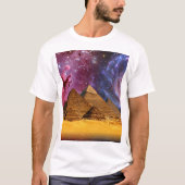 エジプト上空の宇宙嵐 Tシャツ (正面)