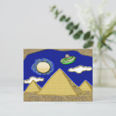 エジプト上空のUFO ポストカード (スタンド正面)