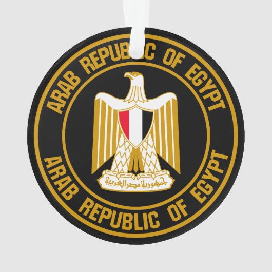 エジプト丸エンブレム オーナメント (裏面)