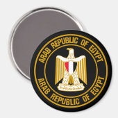 エジプト丸エンブレム マグネット (正面/裏面)