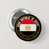 エジプト丸エンブレム 缶バッジ (正面&裏面)