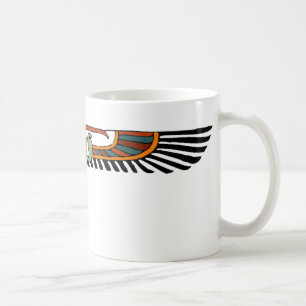 エジプト人によって飛ぶディスク コーヒーマグカップ