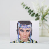 エジプト人のような顔をした人 ポストカード (スタンド正面)