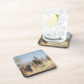 エジプト人のオアシスで着いているナポレオン(油はできます コースター (右側)