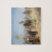 エジプト人のオアシスで着いているナポレオン(油はできます ジグソーパズル (縦)