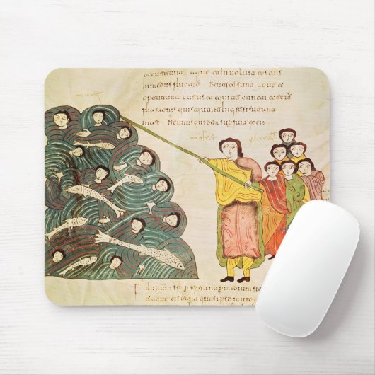 エジプト人の紅海を閉めているモーゼ マウスパッド (マウス)