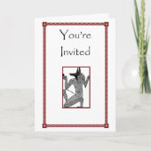 エジプト人及びSigilのテーマの招待状 招待状 (正面)