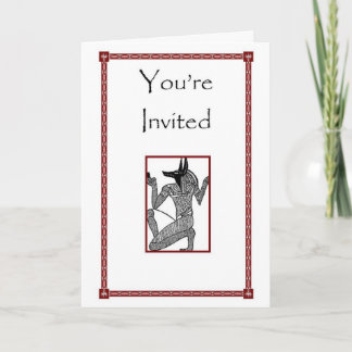 エジプト人及びSigilのテーマの招待状 招待状