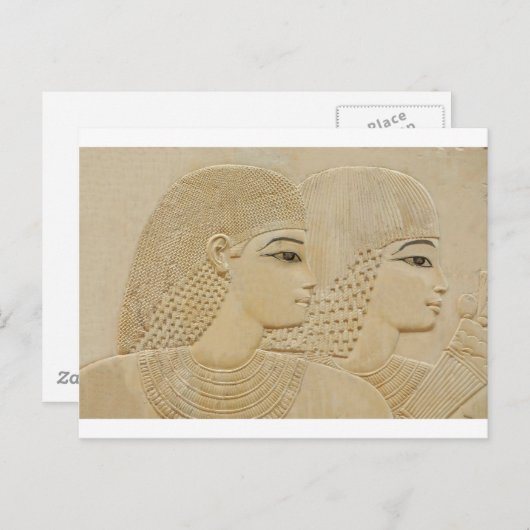 エジプト人夫婦 ポストカード (正面/裏面)