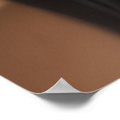 エジプト人女性エキゾチック金ゴールドグリーンジュエリー ポスター (角)