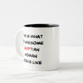 エジプト人素晴らし女 ツートーンマグカップ (正面左)