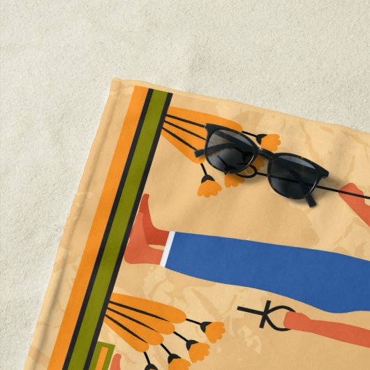 エジプト人 ビーチタオル (インサイチュ)