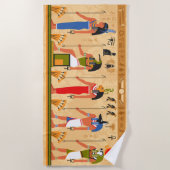 エジプト人 ビーチタオル (正面)