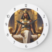 エジプト人 ラージ壁時計 (正面)