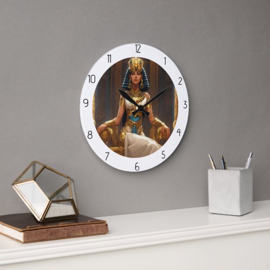 エジプト人 ラージ壁時計 (オフィス)