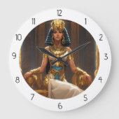 エジプト人 ラージ壁時計 (正面)