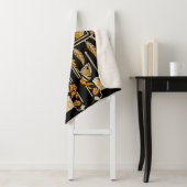 エジプト伝統的のア縁どート金ゴールド作成ハンドm シェルパブランケット (インサイチュ)