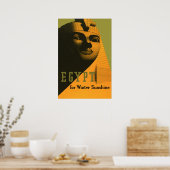 エジプト冬のサンシャインヴィンテージ旅行ポスター ポスター (キッチン)