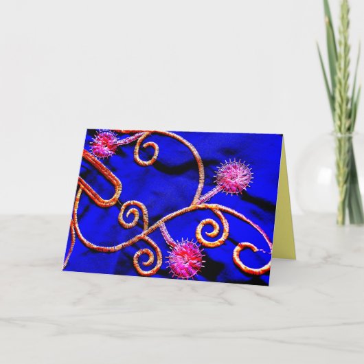エジプト刺繍 カード (正面)