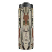 エジプト古代ファラカラフルオの絵画墓の芸術 タンブラー (正面)