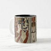 エジプト古代ファラカラフルオの絵画墓の芸術 ツートーンマグカップ (正面左)