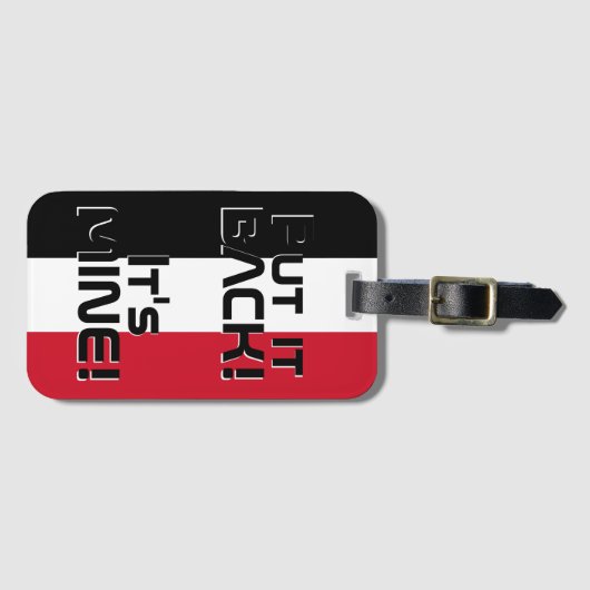 エジプト国おもしろい旗 ラゲッジタグ (正面横)